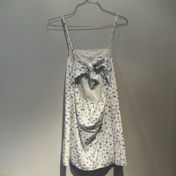 Floral Tie-Back Mini Dress - Picture 8 of 8